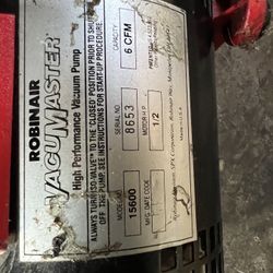 Robinair 15600 SPX Cooltech 6 CFM Vacuum Pump