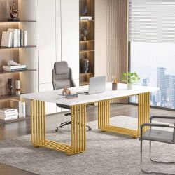 70.9" Executive Desk, Modern Office Computer Desk Conference Table