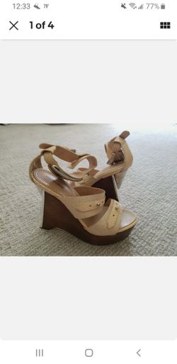 Limited Edition Roberto Cavalli platform woman designer shoes, size 36 (worn twice)