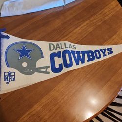 Vintage Dallas Cowboys Felt Pennant