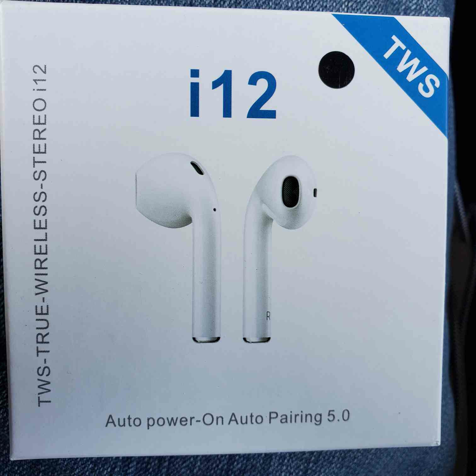 12 TWS Bluetooth Earphones Touch Control Built-in Mic Auto-pairing Hands-free Headset Headphone Earbud with HIFI Sound