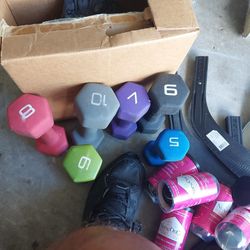Physical Therapy Dumbells,ankle And Wrist Weights