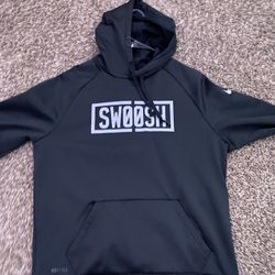 nike swoosh hoodie size L