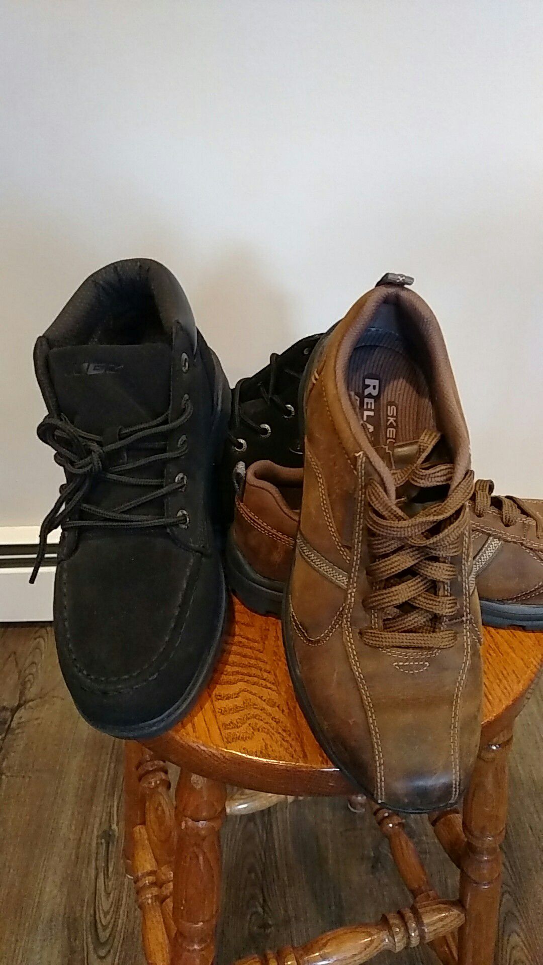 Men's LUGZ boots sz. 9.5 and Skechers shoes Sz. 9