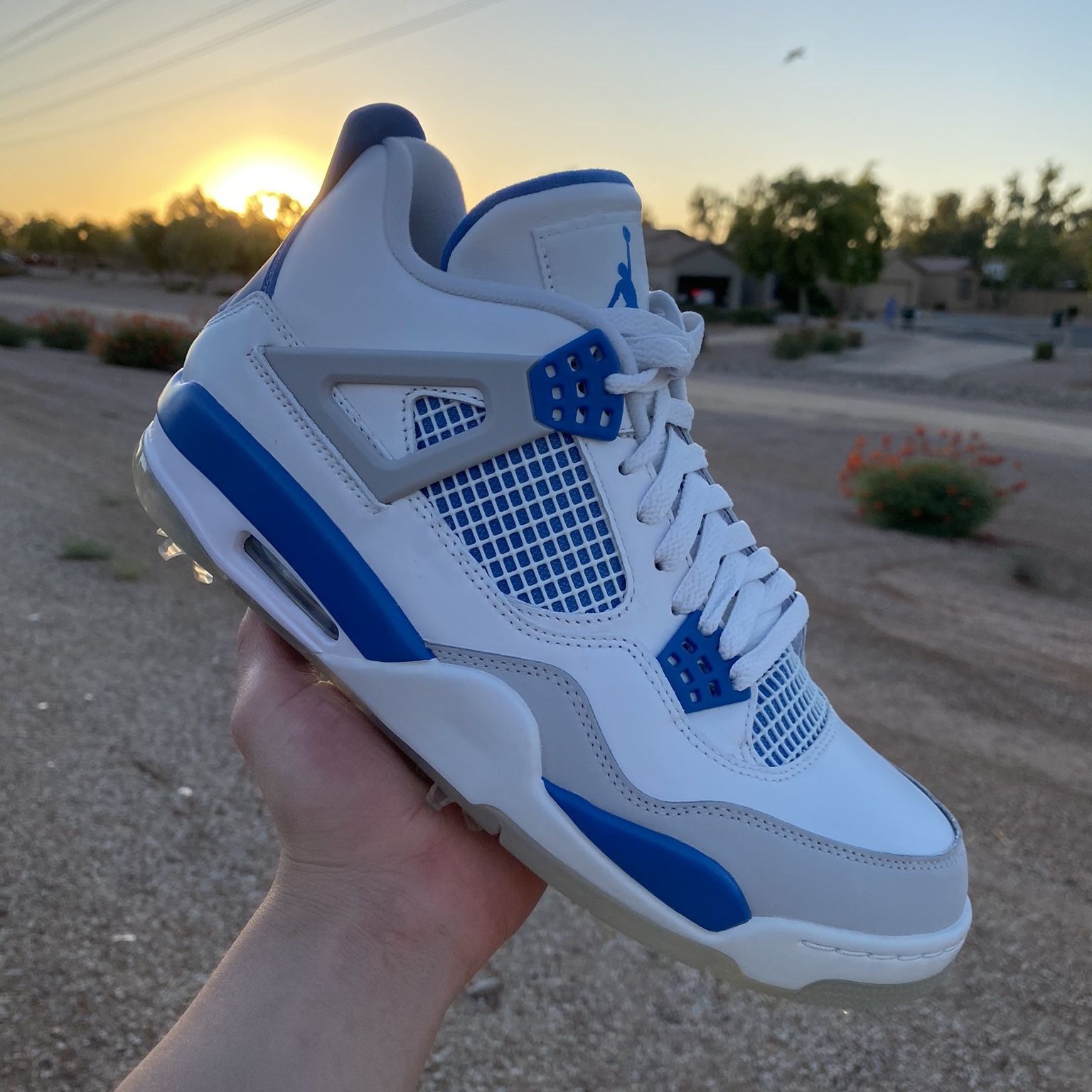 Nike Air Jordan 4 GOLF Military Blue for Sale in Phoenix, AZ - OfferUp