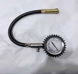 Tire Pressure Gauge with Air Release Button - 60 PSI