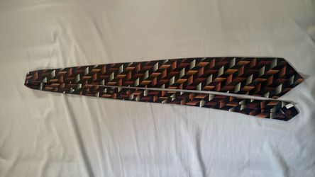 Men's Necktie Geometric 3D Pattern