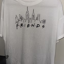 XL FRIENDS TV Show T-Shirt White
