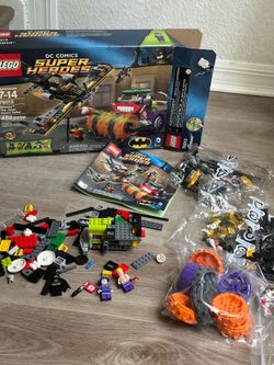 LEGO DC Comics Super Heroes 76013 Batman: The Joker Steam Roller set all pieces & mini figures