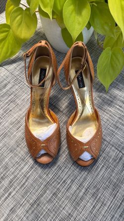 Style & Co tan heels shoes size 7.5