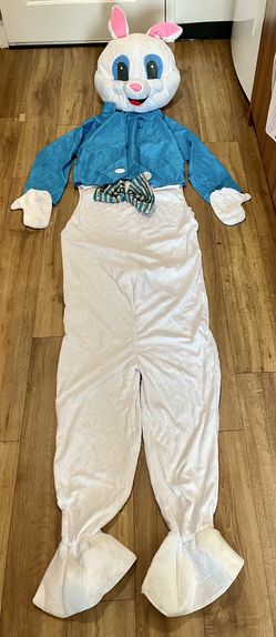 Vintage Style Easter Bunny Mascot Costume