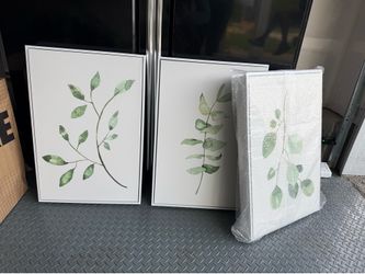Watercolor wall art floating frame