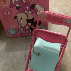 Two Folding Chairs And Table Folding All Three For Kids All For $10