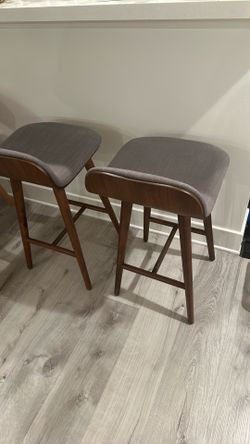 Beautiful Gray Bar Stools From Article