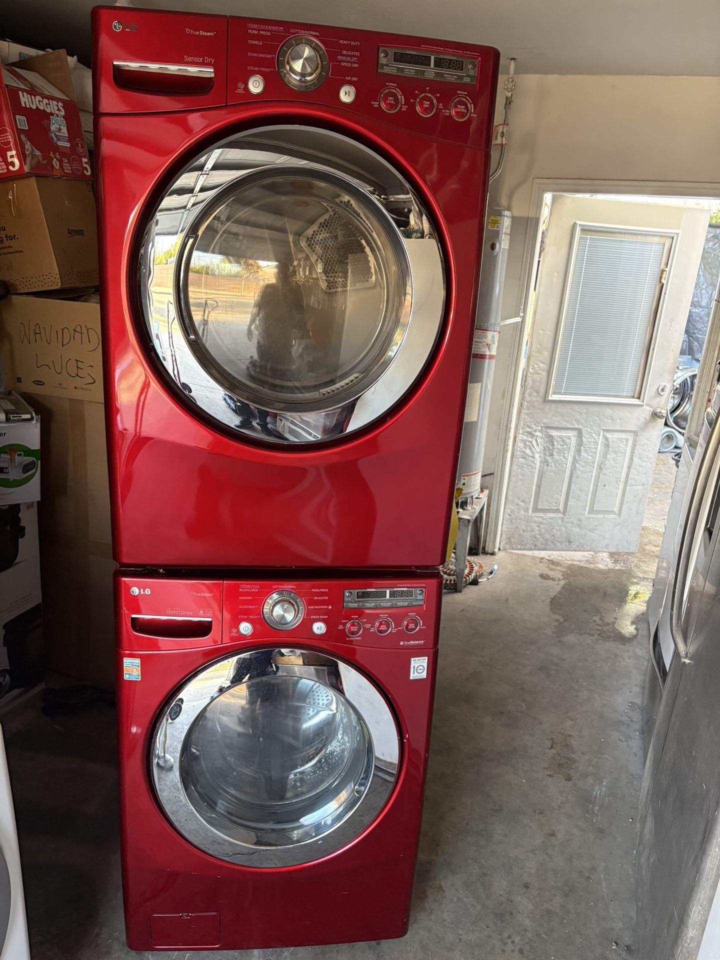 Lg Stackable Washer And Gas Dryer