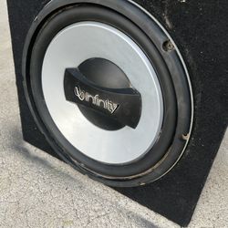 ($60 Firm) Infinity 12” Sub And Box 
