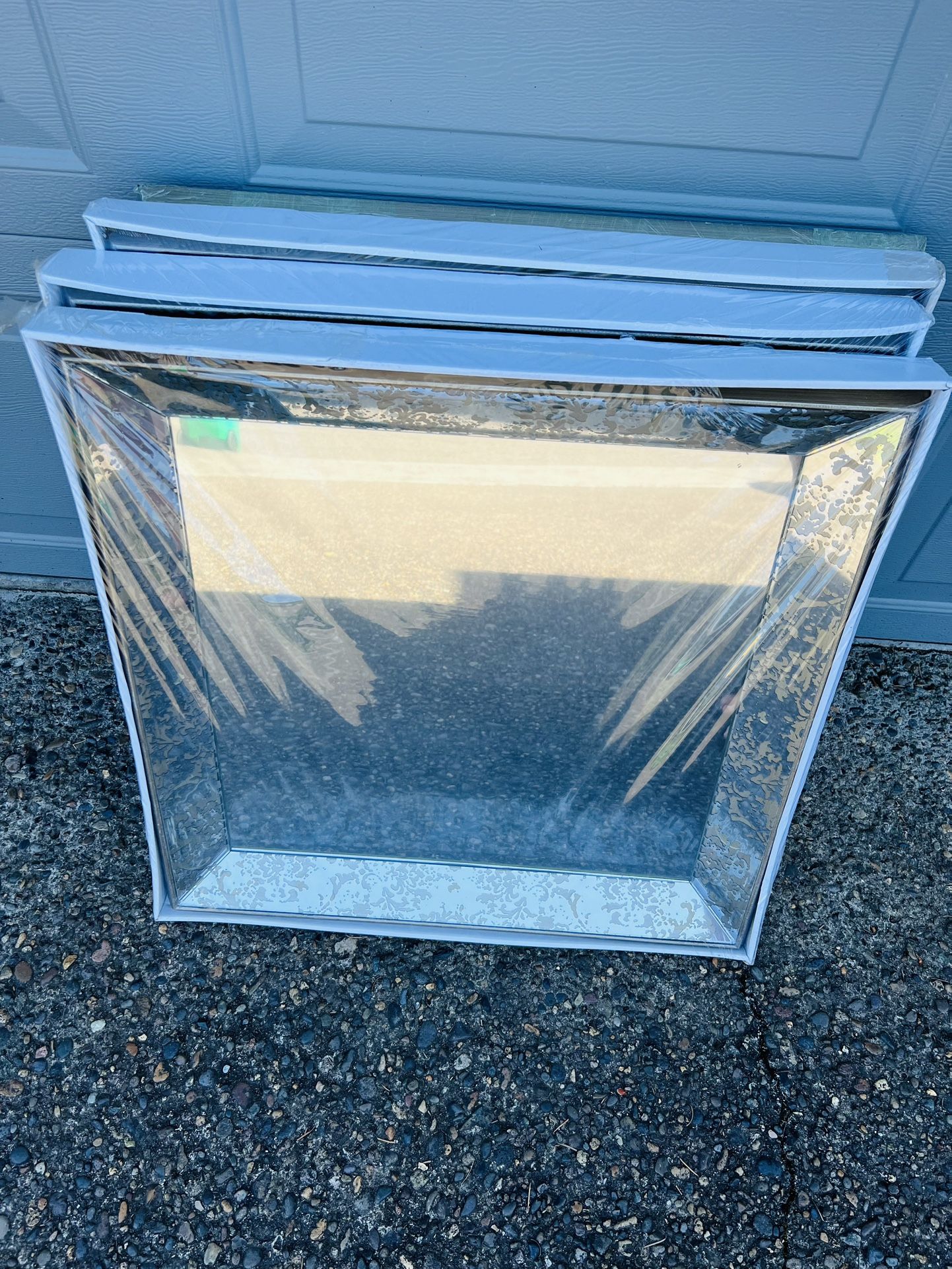 4 Large Square Mirrors