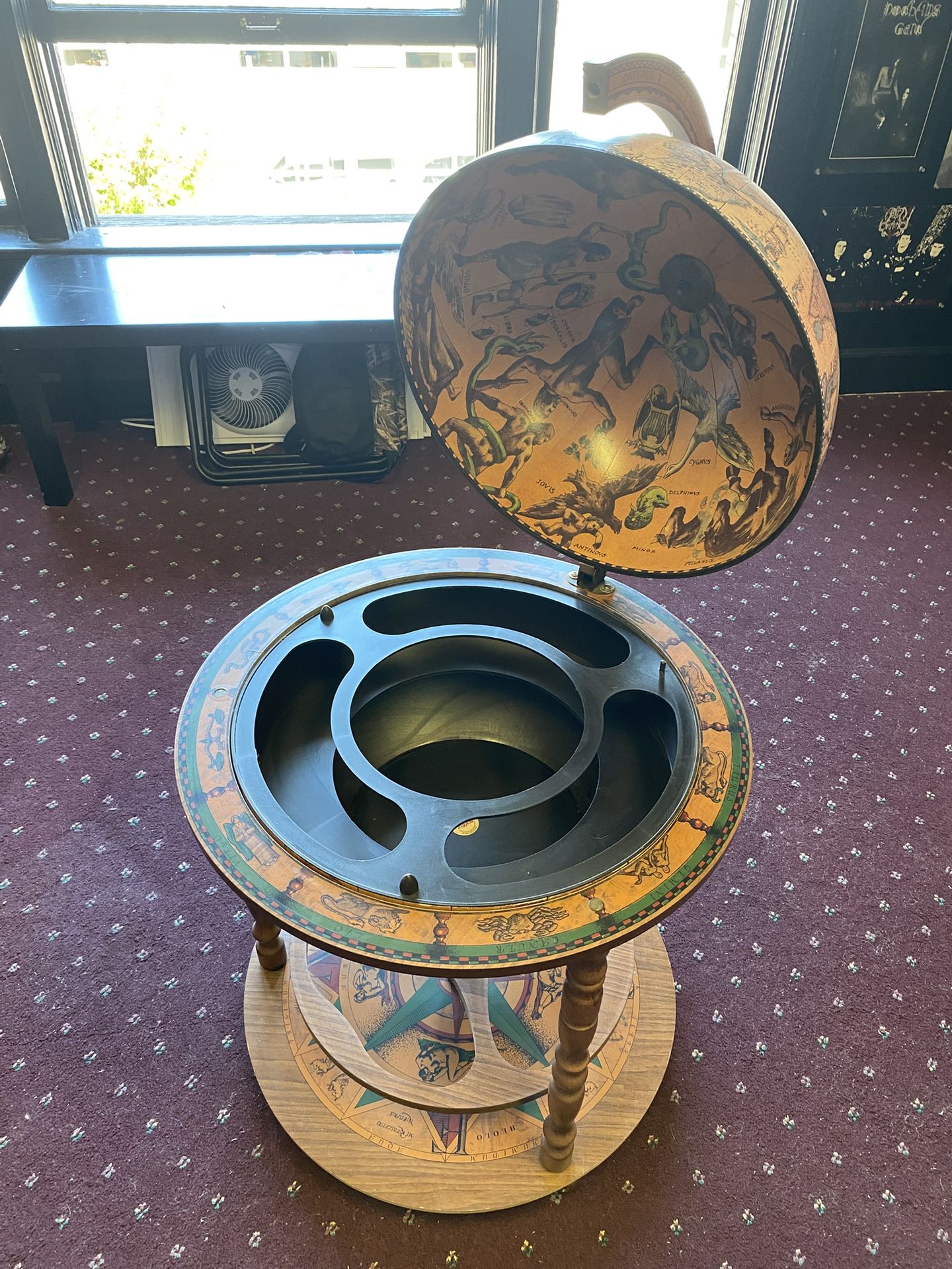Vintage 1960’s Italian Zoffoli Globe Bar