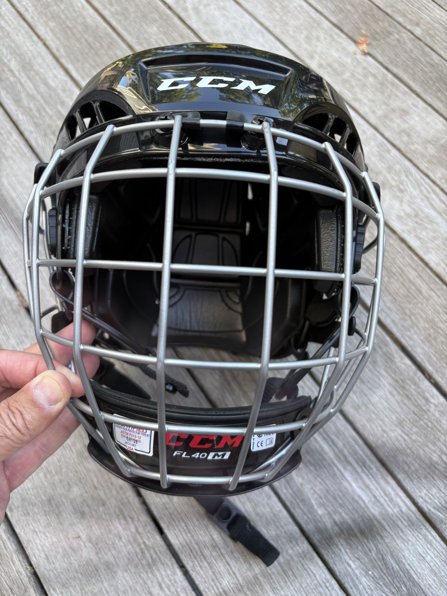 CCM FL40 M Ice Hockey Helmet - Medium
