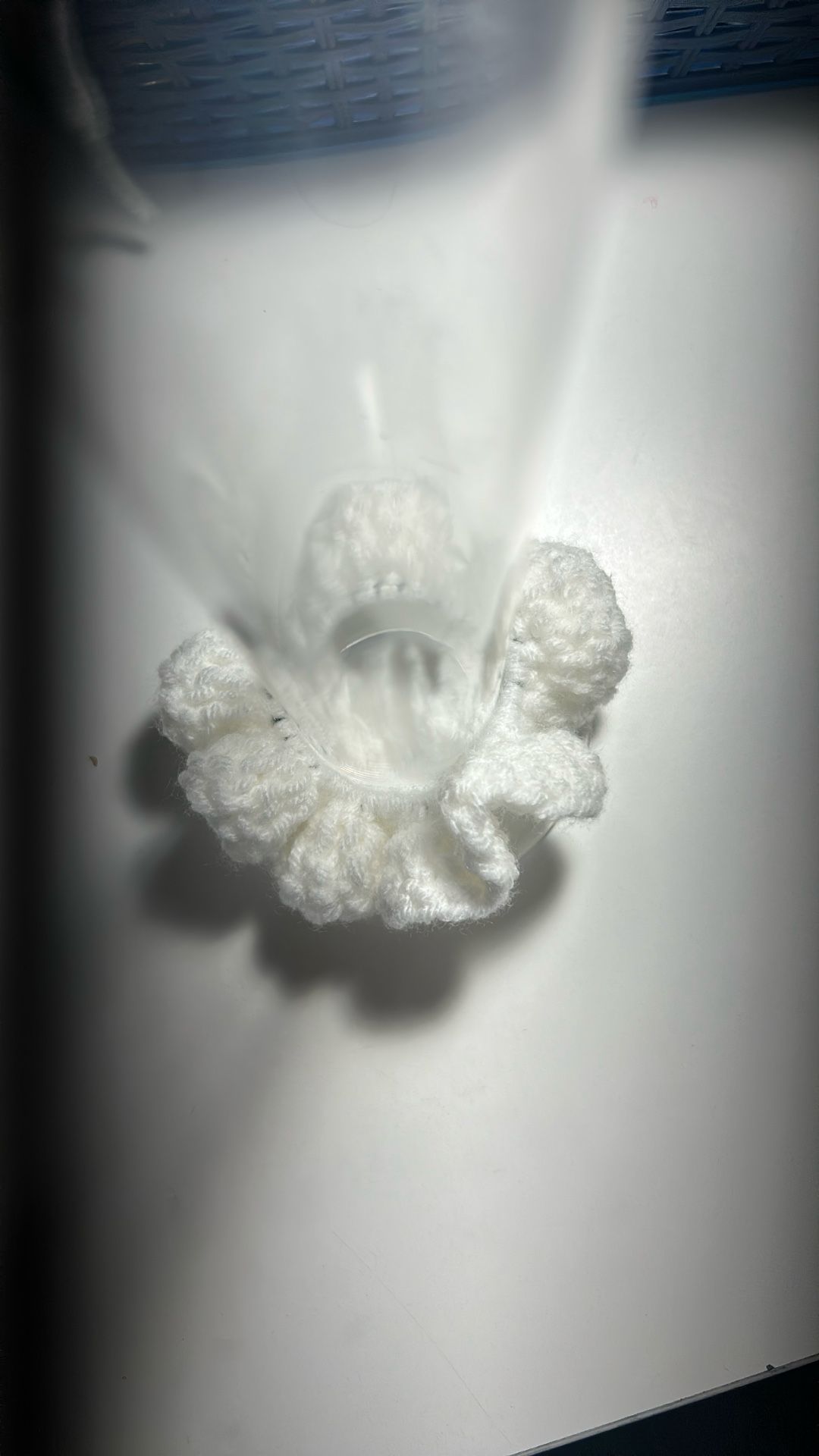 Super scrunchies, Color- White, Name- Polar Pop Size- Medium