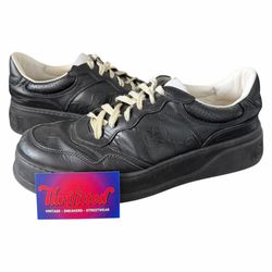 Gucci GG Embossed Sneaker Black Leather Size 12 UK / 12.5 US 669582-1XL10-1000 Men’s Designer Shoes OG Rare