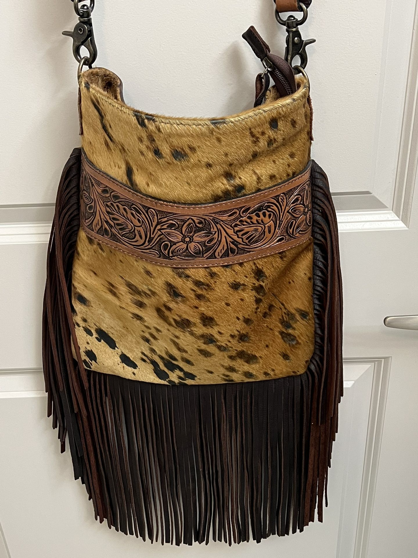 American Darling - Hide And Fringe Purse