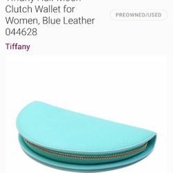 Tiffany & Co Half Moon Clutch 