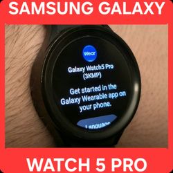 SAMSUNG GALAXY WATCH 5 PRO - FOR SALE OR TRADE FOR POKEMON CARDS OR SEALED PRODUCT