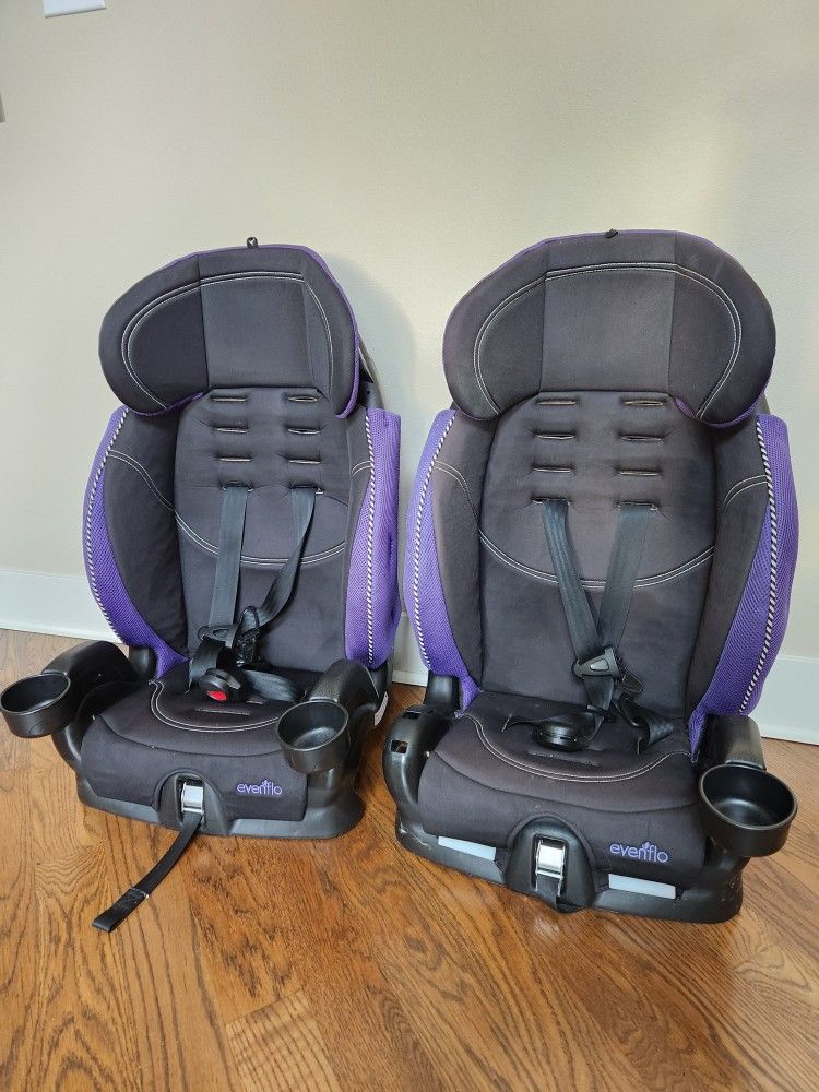 2 Evenflo Chase Harnessed Booster, Jasmin