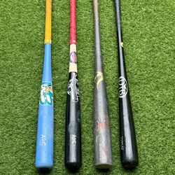Wood Baseball Bats 32-33”