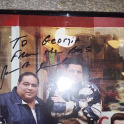 Sopranos Signed Picture & Frame