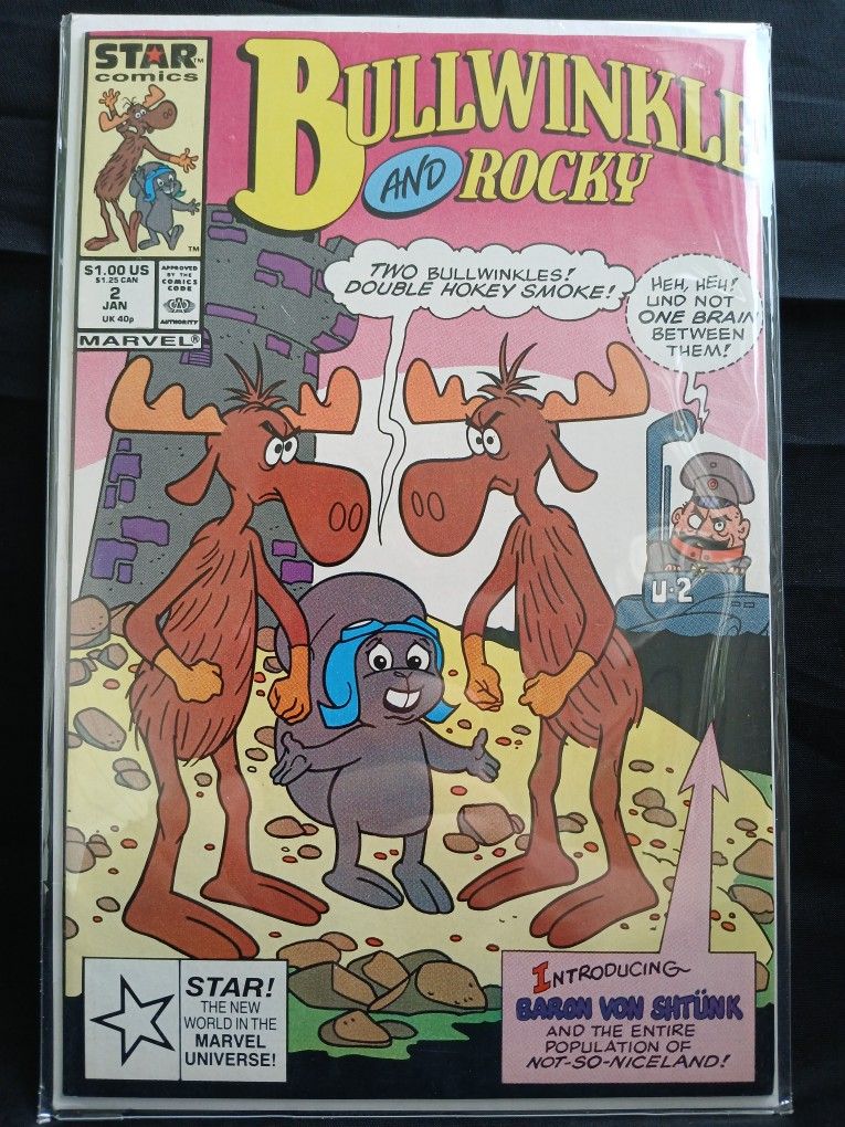 Bullwinckle and Rocky #2 (1988) - Star Comics 1st Baron Von Shtunk