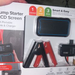 Brand new 12V Jump starter with LCD Screen