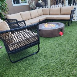 New Fire Pit Set  / Patio Set  / Outdoor  Furniture  / Modular Set.
