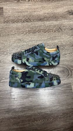 Christian Louboutin Junior Spikes Orlato Camo Preloved