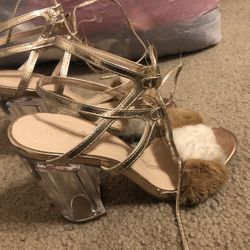 Clear Fur Heels