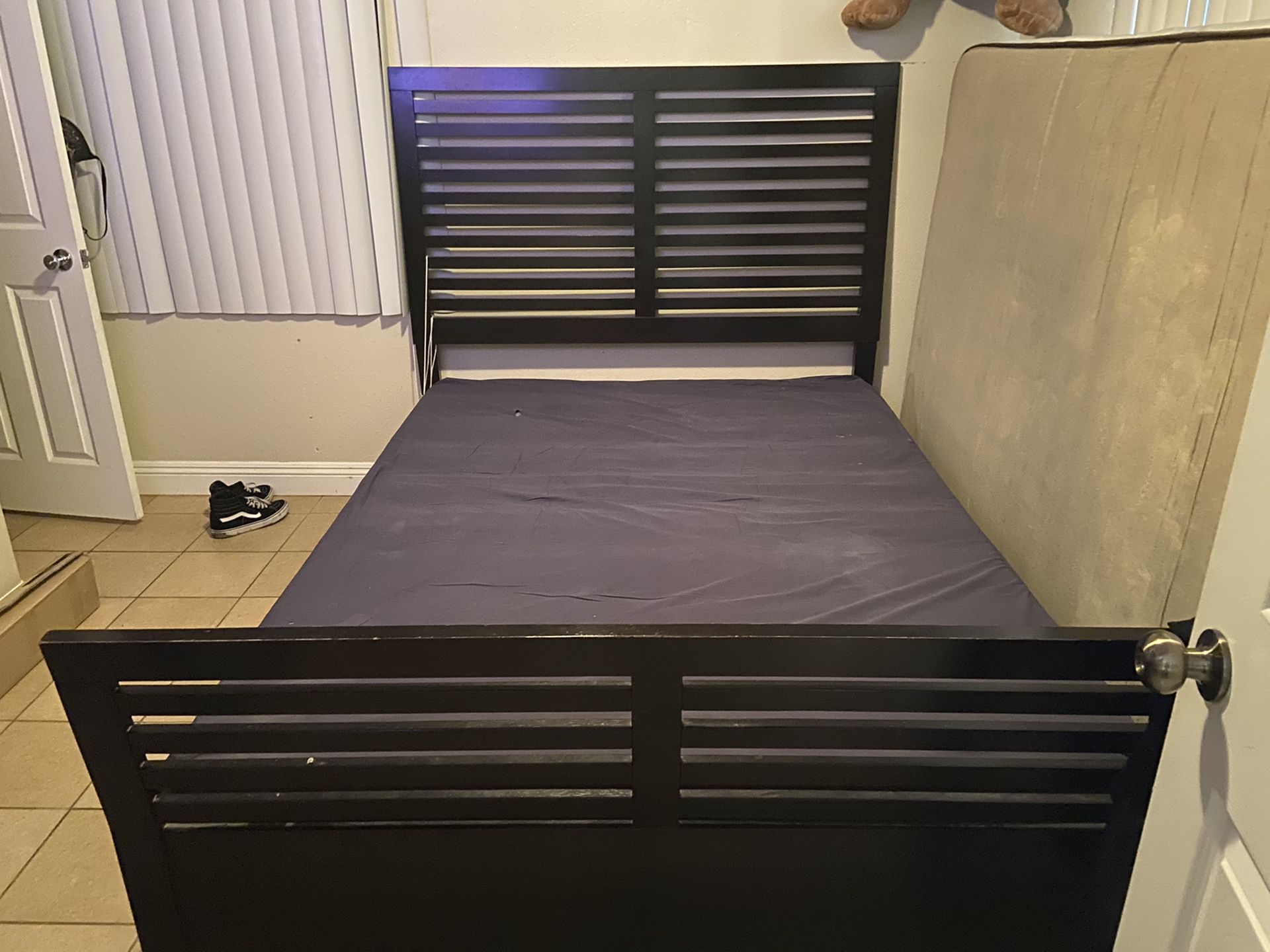 Queen bed frame