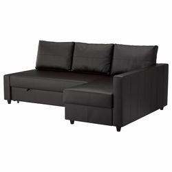 FRIHETEN sleeper sectional,3 seat w/storage
