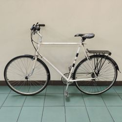 Motobecane 700c 28" 12-Speed Commuter / Road Bike Hybrid - Diamondback Comfort Seat - NEW Rack - Tuned! - XL 24" Frame (MSRP $520)