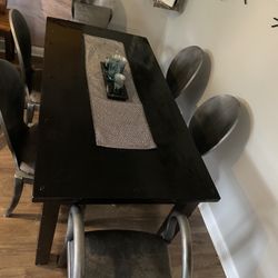 Dining Table With 6 Chairs 
