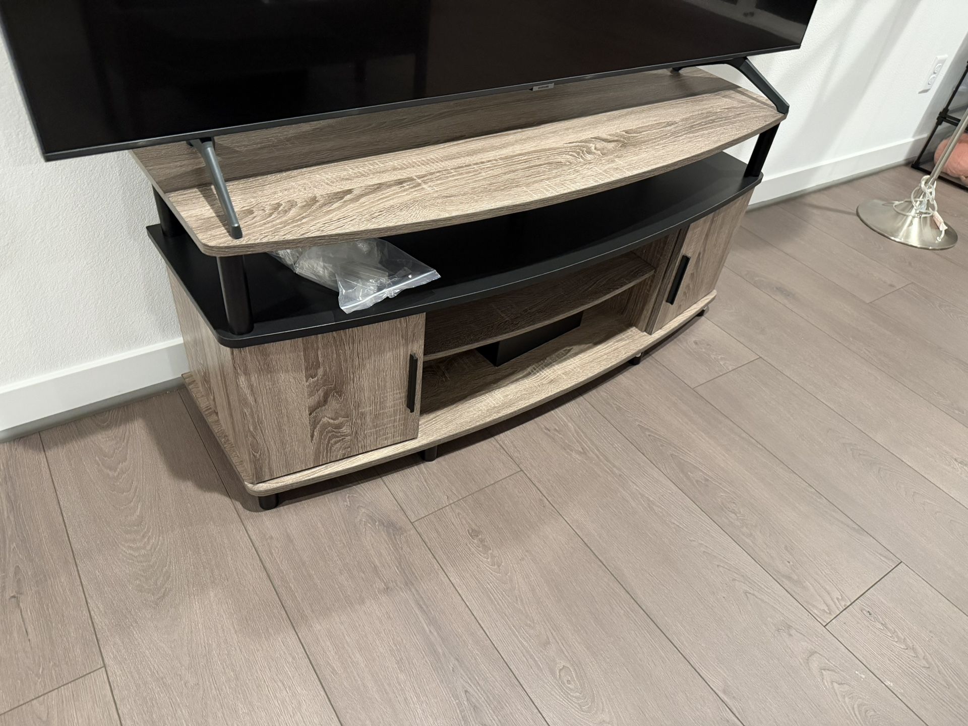 TV Stand Media Console Drawer Storage Cabinet