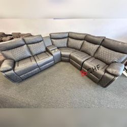 Living Room Reclining Sectional Sofa // Different Models Available