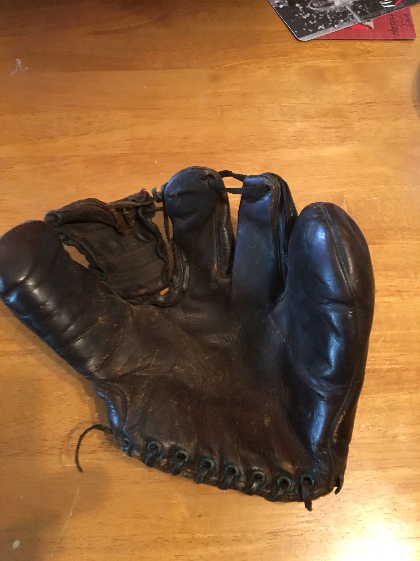 Vintage “ 3 “finger baseball glove