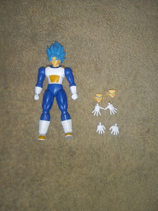 Custom Ssg Blue Goku Figure