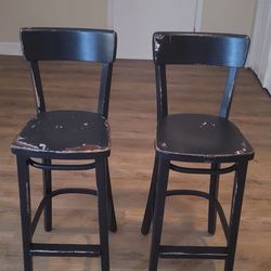 Pair of Old High Chairs