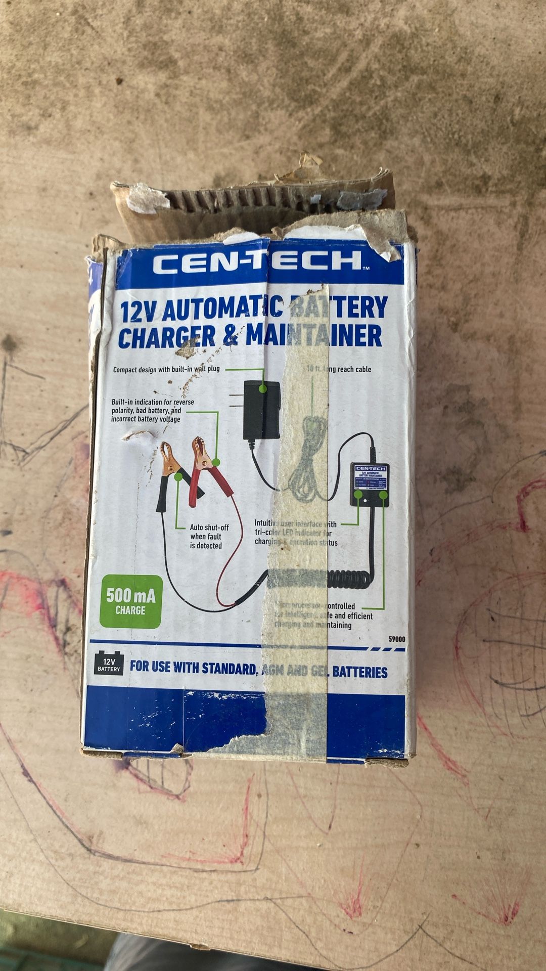 Cen-tech 12vautomatic Charger &maintainer
