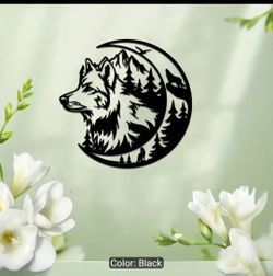 Metal Wolf Pack Wall Art, Indoor and Outdoor (Size 2nd Picture)