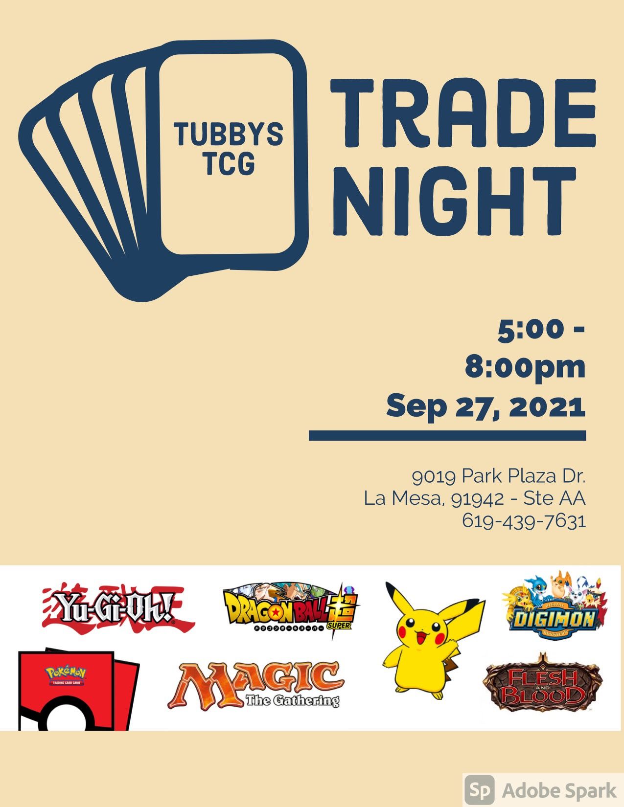 Trade Night At Tubbys Tcg