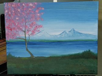 One of a kind canvas painting