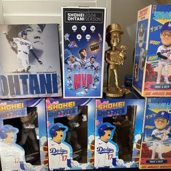 Los Angeles Dodgers Shohei Ohtani 2024 & 2025 Bobbleheads 